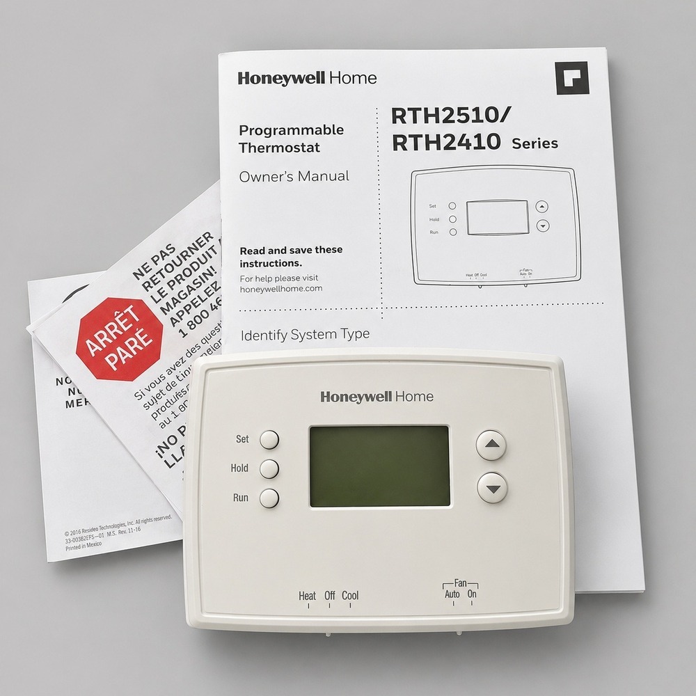 Honeywell Home RTH2410B1019 5-1-1 Day Programmable Thermostat White